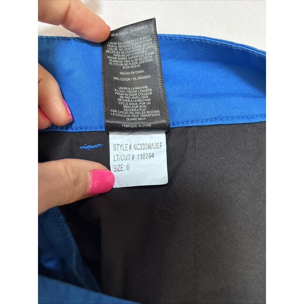 Kut From The Kloth Women's 6 Blue Crop Trouser Pants‎ Resort Travel Spring BOHO - Picture 7 of 10